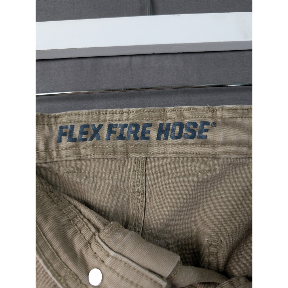 Duluth Trading Co Flex Fire Hose Pants Mens 40x34 Khaki Tan Standard Fit - Picture 3 of 10
